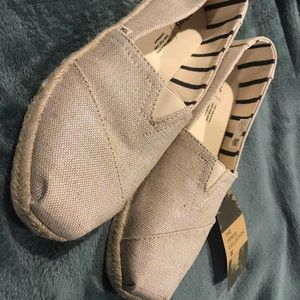 Toms Classic - Natural Pearlized Metallic Woven